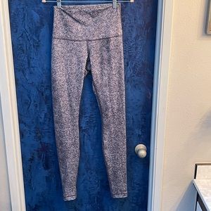 Lululemon size6 wonder under speckled leggings